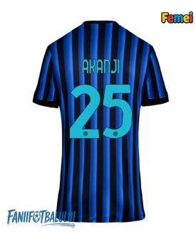 Inter Milan Manuel Akanji #25 Tricou Fotbal Replică 2025-26 Femei Acasa